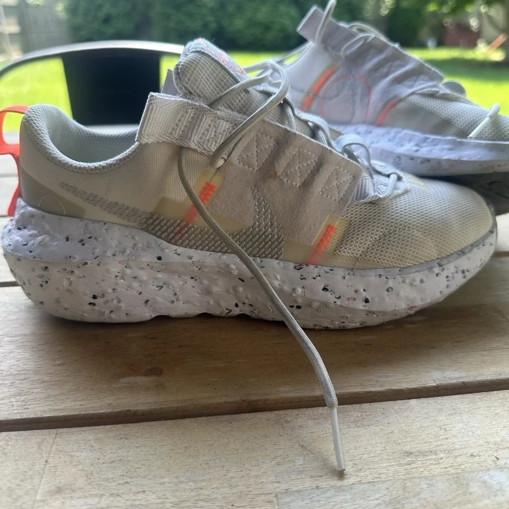 Nike Shoes Crater Impact Cream Orange Sneakers‎ Size 6.5